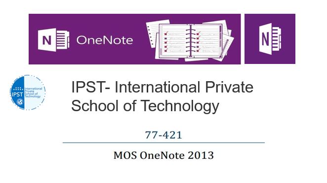 Formation Bureautique Microsoft OneNote Associate (Microsoft 365 Apps and Office 2019) In Nouaceur Morroco