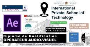 Formation Visual design using After Effects Formation Visual design using ACA Creative Cloud 2020 in FEZ MOROCCO ACA Creative Cloud 2020 in FEZ MOROCCO