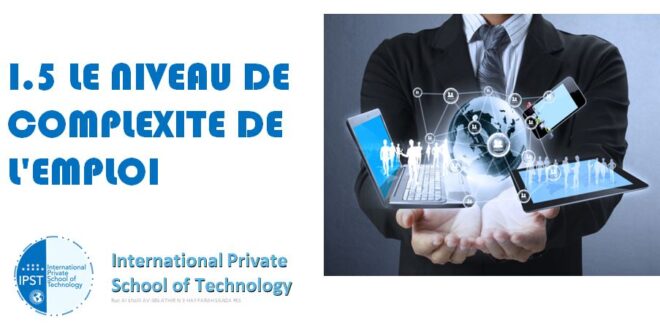 I.5 LE NIVEAU DE COMPLEXITE DE L'EMPLOI