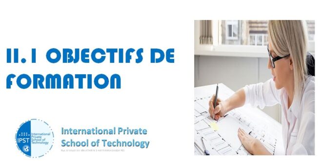 II.1 OBJECTIFS DE FORMATION