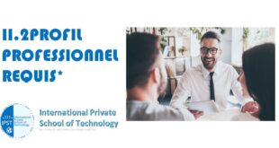 II.2PROFIL PROFESSIONNEL REQUIS*
