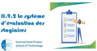II.9.2 Le système d’évaluation des stagiaires