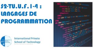 S2-TU.U.F.1-4 : LANGAGES DE PROGRAMMATION