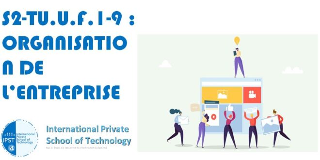 S2-TU.U.F.1-9 : ORGANISATION DE L’ENTREPRISE