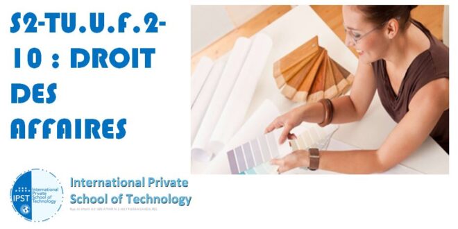 S2-TU.U.F.2-10 DROIT DES AFFAIRES