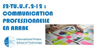 S2-TU.U.F.2-12 : COMMUNICATION PROFESSIONNELLE EN ARABE