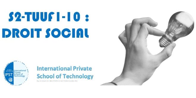 S2-TUUF1-10 : DROIT SOCIAL