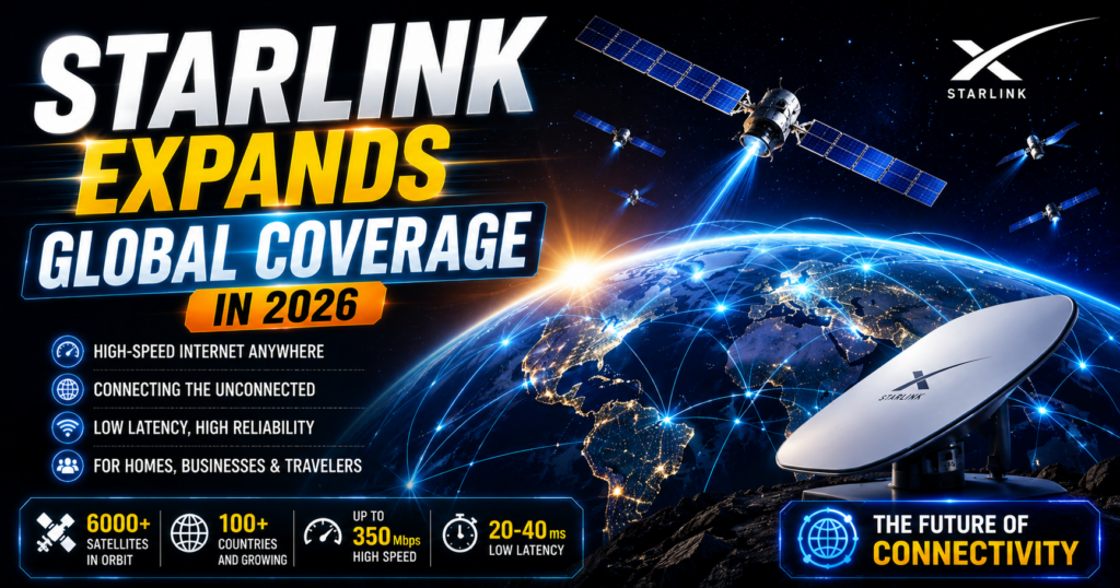Starlink Expands Global Satellite Internet Coverage in 2026